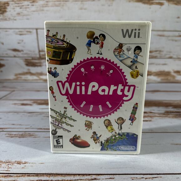 Wii Party (Nintendo Wii, 2010) – Case, Manual & Inserts Only – No Game Disc - Picture 1 of 3